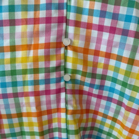 New ✨ Carmen’ Bright Check Vintage Dress - Picture 7 of 11